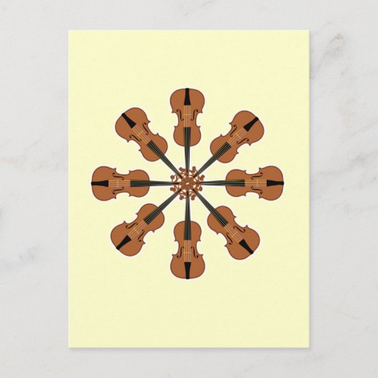 Violinzirkel Postkarte (Vorderseite)