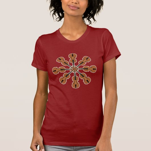 Violinzirkel T-Shirt (Vorderseite)