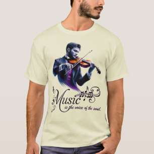 Violon Herren T - Shirt Geige
