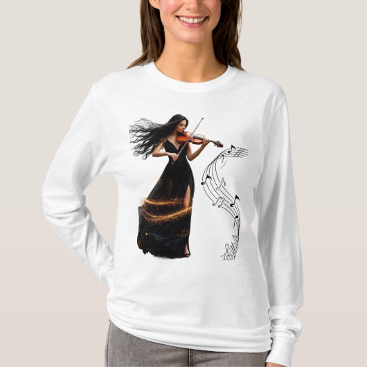 Violon T - Shirt Violine (Vorderseite)