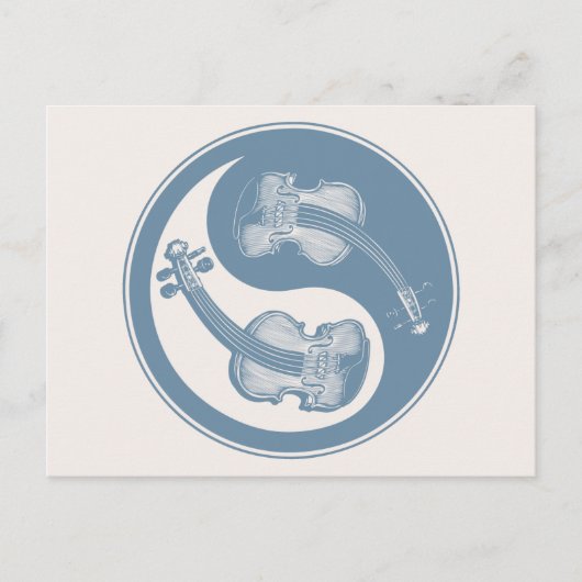 Violyin-Yang Postkarte (Vorderseite)