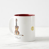 ViOWLin Violin Kuschelmusik Tasse (Vorderseite Links)