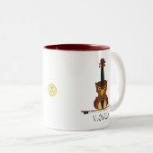 ViOWLin Violin Kuschelmusik Tasse (VorderseiteRechts)