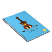 ViOWLin Violin Owl Music Notebook Notizblock (Rechte Seite)