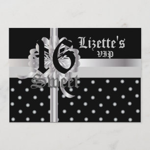 VIP 16 . Geburtstag Einladung!-Kust. Save The Date