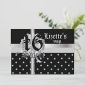 VIP 16 . Geburtstag Einladung!-Kust. Save The Date (Stehend Vorderseite)