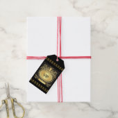 VIP #2 Royal Elegant Monogram Gift Tag Geschenkanhänger (Mit Garn)