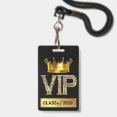 VIP-ABSOLVENT AUSWEIS (Vorderseite mit Lanyard)