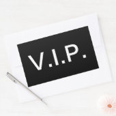 VIP-Abzeichen-Aufkleber Rechteckiger Aufkleber (Umschlag)