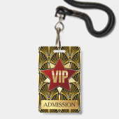 VIP-ABZEICHEN AUSWEIS (Vorderseite mit Lanyard)