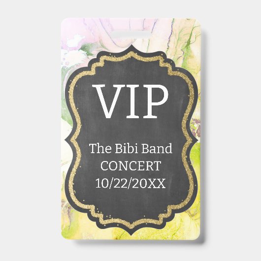 VIP-Abzeichen Ausweis (Vorderseite)