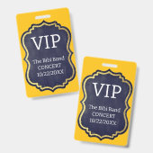 VIP-Abzeichen Ausweis (Vorder- & Rückseite)