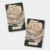 VIP Access Abzeichen für Geburtstagspartei Ausweis (Vorder- & Rückseite)