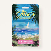 VIP Access Abzeichen für Geburtstagspartei Ausweis (Rückseite)