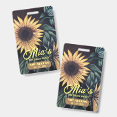 VIP Access Abzeichen für Geburtstagspartei Ausweis (Vorder- & Rückseite)