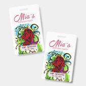 VIP Access Abzeichen für Geburtstagspartei Ausweis (Vorder- & Rückseite)