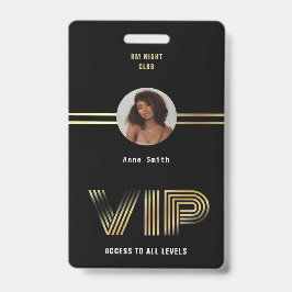 VIP Access Member Gold Fox Foto Nighclub Ausweis