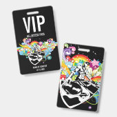 VIP All Access Concert Pass Ausweis (Vorder- & Rückseite)
