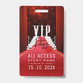 VIP All Access Event Ausweis