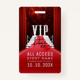 VIP All Access Event Ausweis