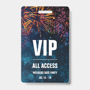 VIP All-Access-Event-Pass Feuerwerk-Finale Ausweis