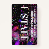 VIP All Access Mitarbeiter Concert Club Party  Ausweis (Vorderseite)