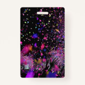 VIP All Access Name Concept Club Party Red  Ausweis (Rückseite)