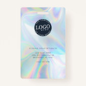 VIP All Access Pass Business Logo Holographic Ausweis (Rückseite)