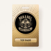 VIP All Access Pass Event-ID-Abzeichen Ausweis (Vorderseite)