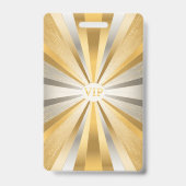 VIP All Access Pass Event-ID-Abzeichen Ausweis (Rückseite)