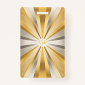 VIP All Access Pass Event-ID-Abzeichen Ausweis (Rückseite)