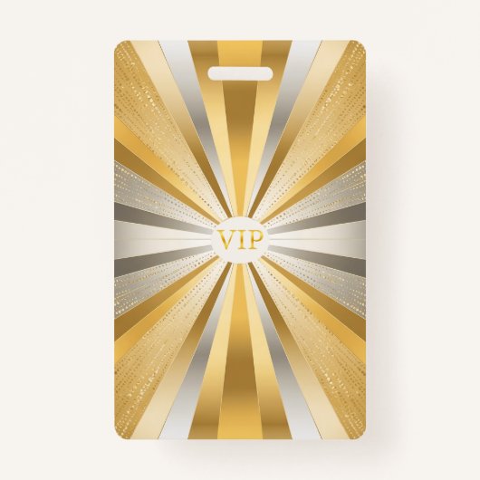 VIP All Access Pass Event-ID-Abzeichen Ausweis (Rückseite)
