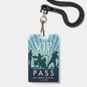 VIP All Access Pass Festival - Musik Festival Ausweis (Front with Lanyard)