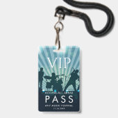 VIP All Access Pass Festival - Musik Festival Ausweis (Back with Lanyard)