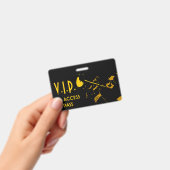 VIP All Access Pass für Musical Event Ausweis (Handheld)