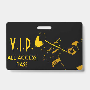 VIP All Access Pass für Musical Event Ausweis