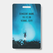 VIP All Access Pass individuelles Konzert Ausweis (Rückseite)