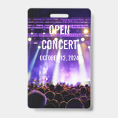 VIP All Access Pass Konzertveranstaltung Ausweis (Rückseite)