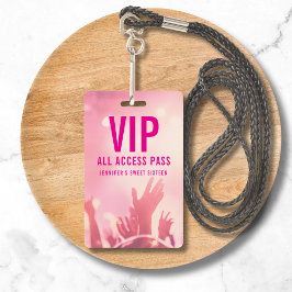 VIP All Access Pass Sweet Sixteen Geburtstag Ausweis