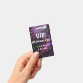 VIP All Access Pass Vertikales Abzeichen anpassen Ausweis (Handheld)