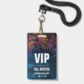 VIP Alle Access Event Pass | Fireworks Finale Ausweis (Rückseite mit Schlüsselband)