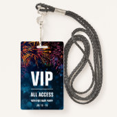 VIP Alle Access Event Pass | Fireworks Finale Ausweis (Rückseite mit Schlüsselband)