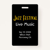 VIP Alle Zugangsdaten auf der vertikalen Strecke f Ausweis (Rückseite)