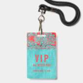 VIP Alle Zugriffsnamen Foto Benutzerdefiniertes Co Ausweis (Vorderseite mit Lanyard)