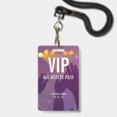VIP Alle Zugriffsnamen Foto Benutzerdefiniertes Ko Ausweis (Vorderseite mit Lanyard)