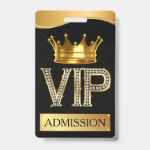 VIP-Ausweis mit Schlaufe