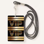 VIP Baseball ALL ACCESS Gold Pass Abzeichen Ausweis (Rückseite mit Schlüsselband)