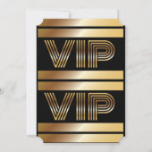 VIP BASEBALL ALL ACCESS Gold Pass Abzeichen Einlad Einladung (Rückseite)