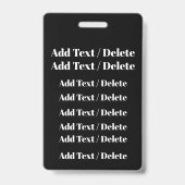 VIP Basketball-ABZEICHEN Ausweis (Back)