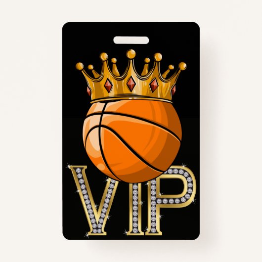 VIP Basketball-ABZEICHEN Ausweis (Vorderseite)